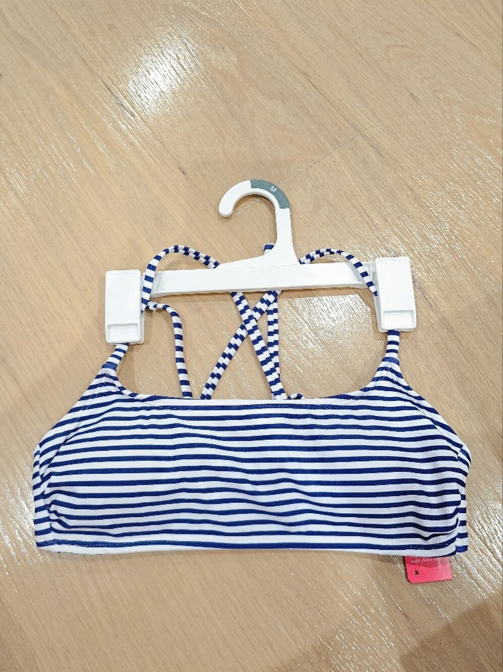 Target Blue & White Striped Swim Bralette